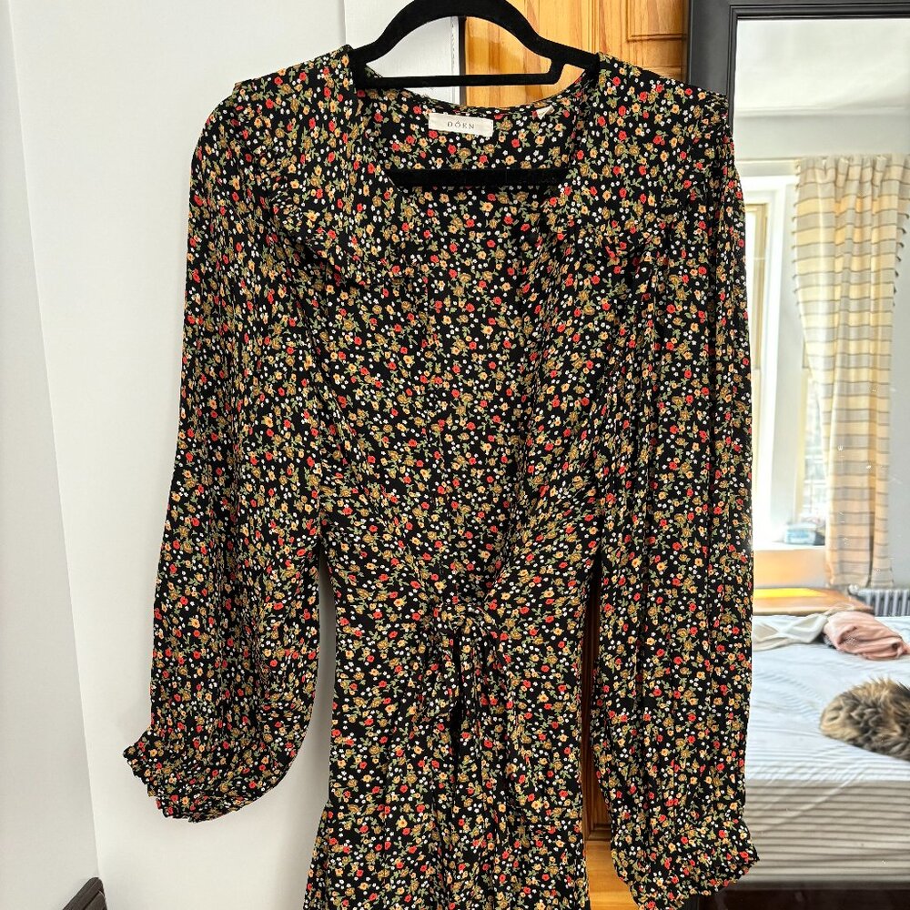 Doen Döen Fall Floral Long-sleeved dress